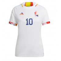 Belgien Eden Hazard #10 Auswärtstrikot Frauen WM 2022 Kurzarm